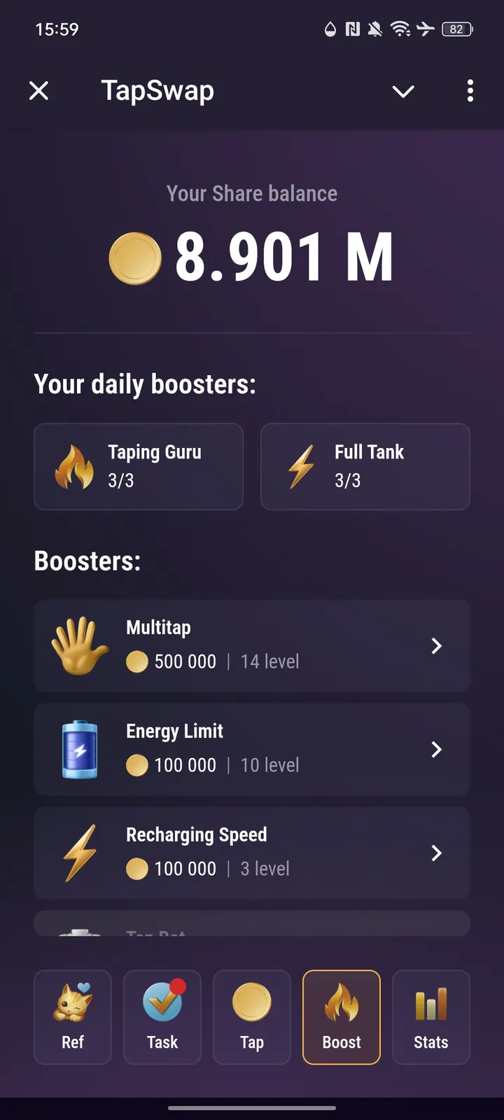 TapSwap — Screenshot 4