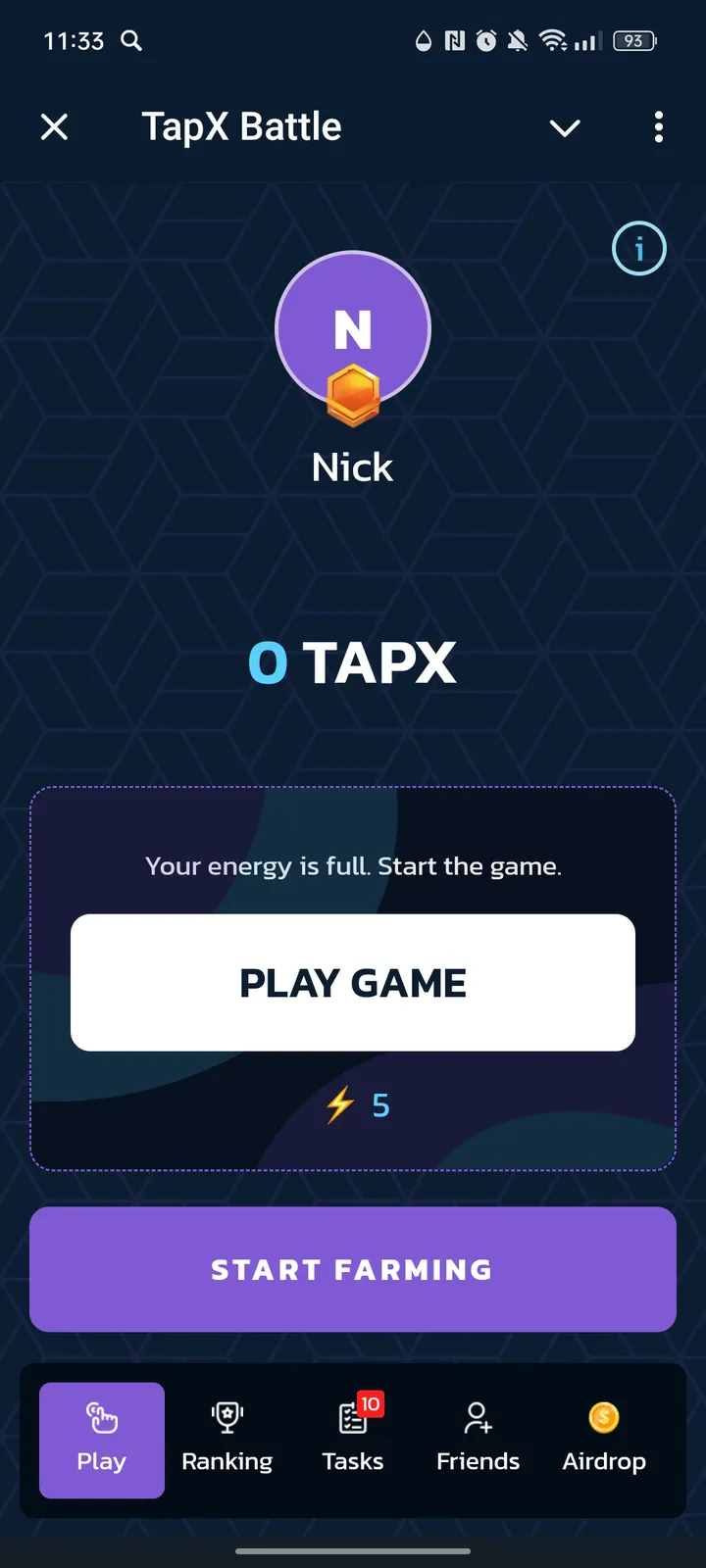 TapX Battle — Screenshot 1