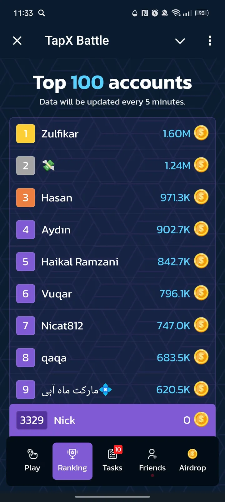 TapX Battle — Screenshot 2