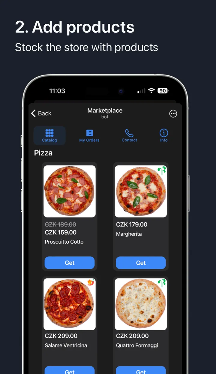 Telegram Shops Builder — Screenshot 1
