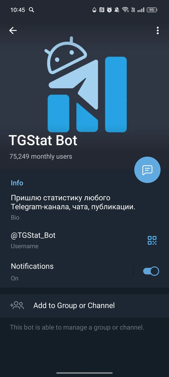 TGStat Bot — Screenshot 4