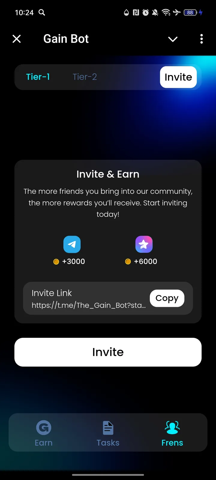 Gain Bot — Screenshot 3