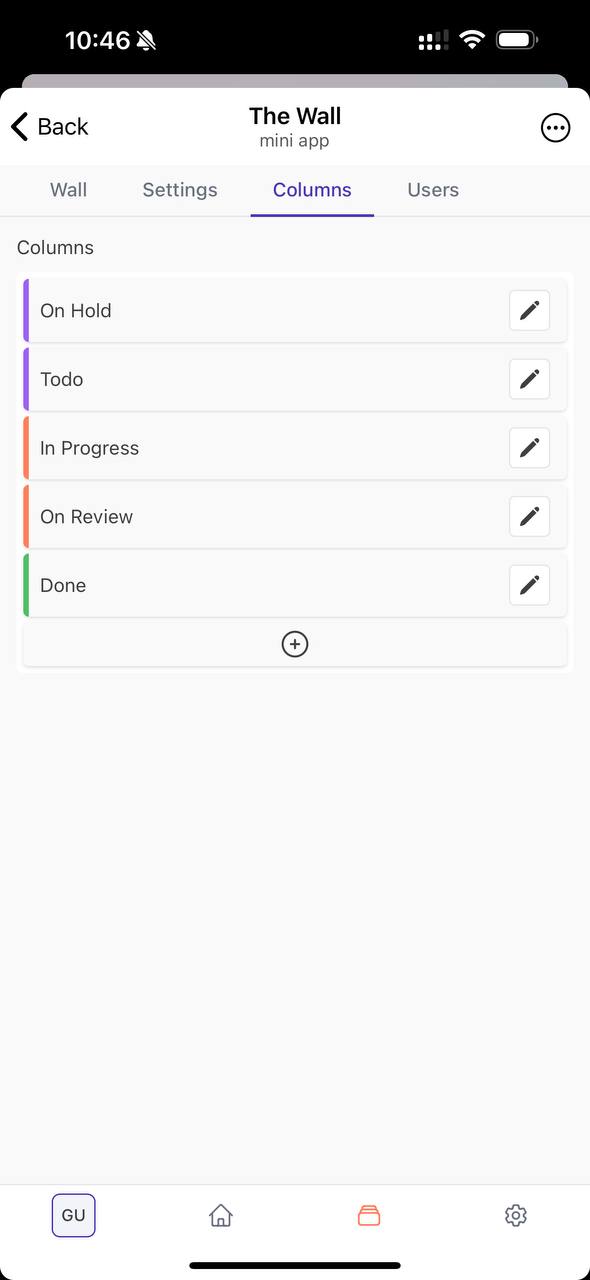 The Wall | Task Manager — Screenshot 4