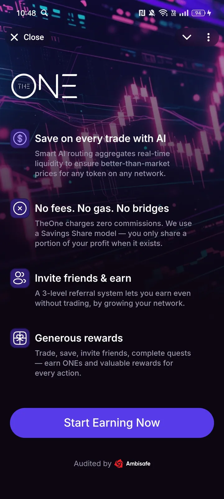 TheOne — Screenshot 1