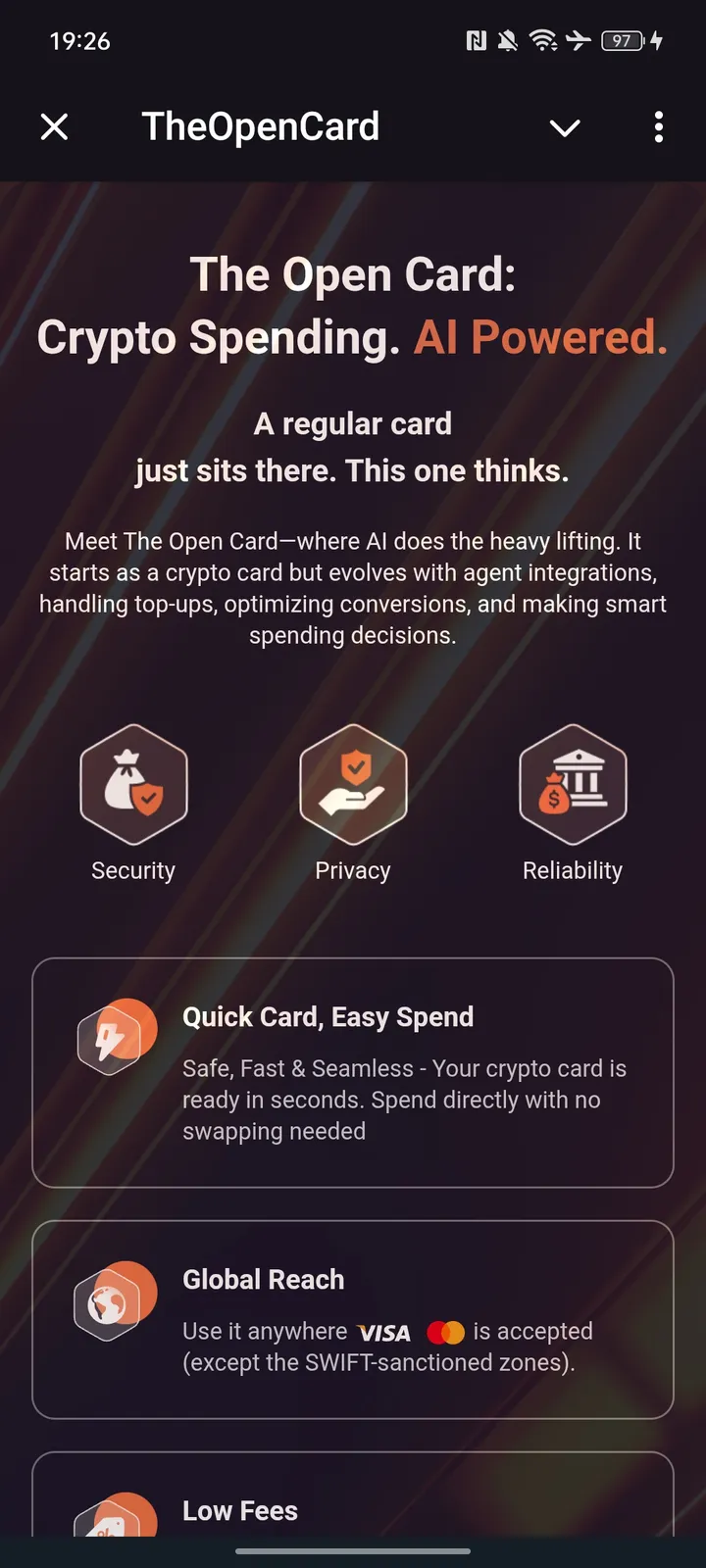 TheOpenCard — Screenshot 2