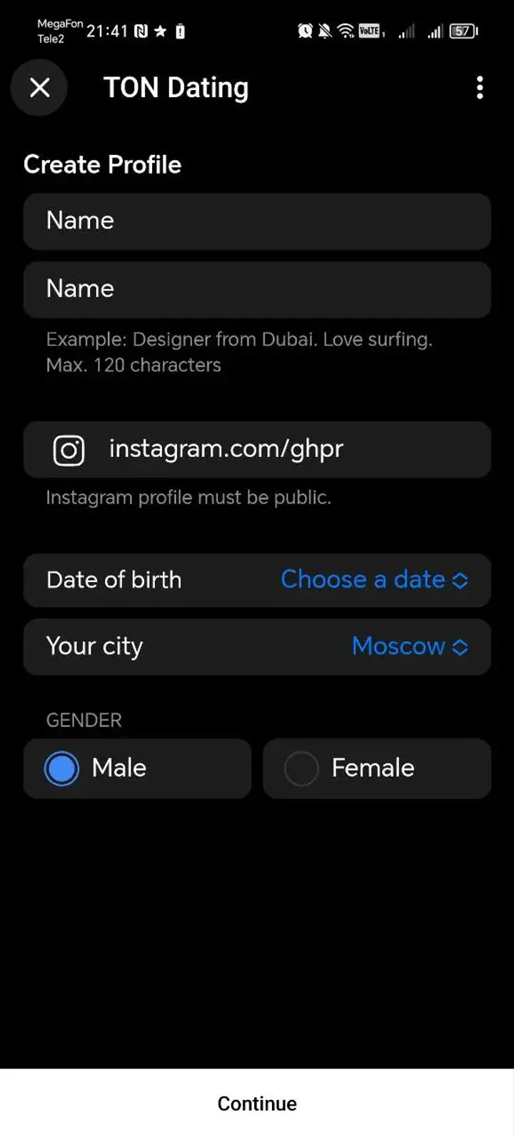 TON Dating — Screenshot 3