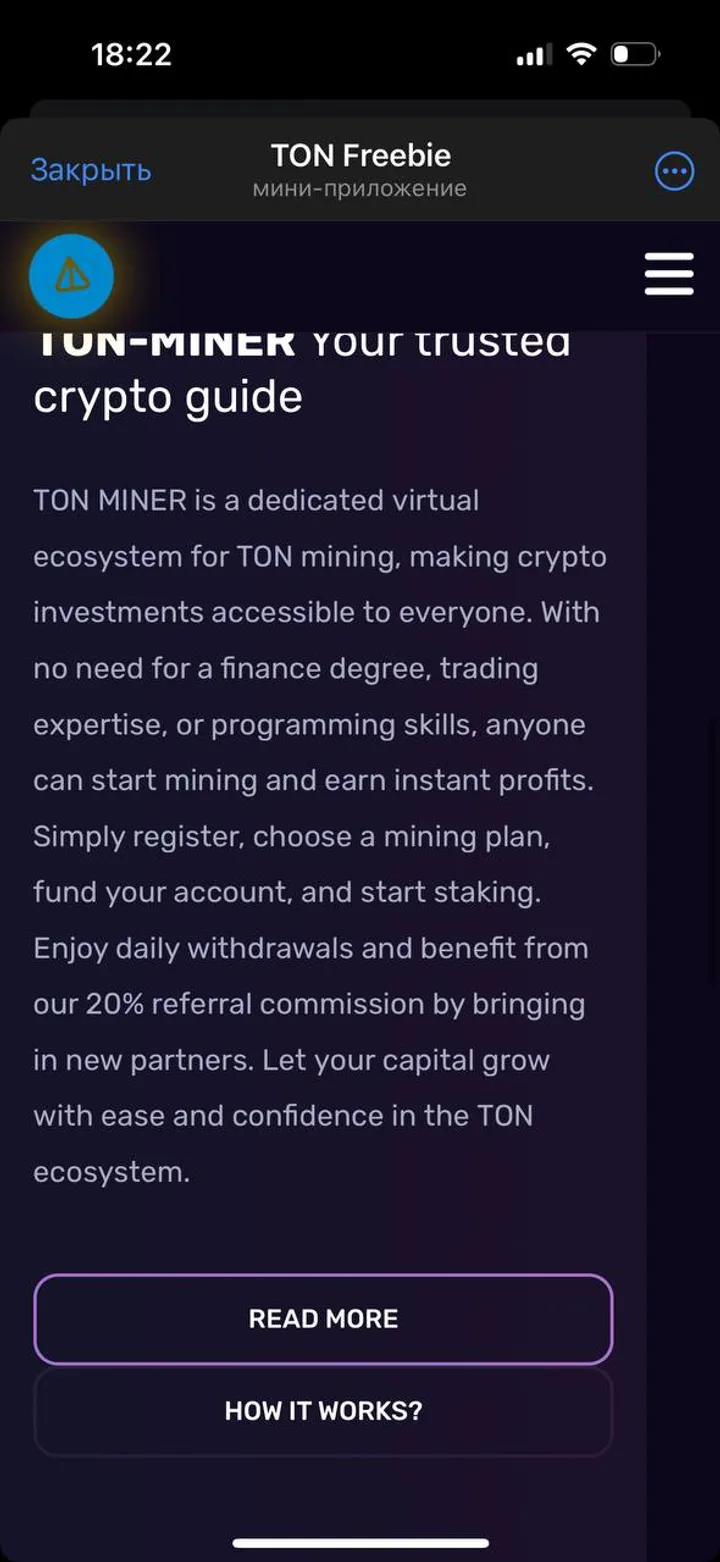 TON Freebie — Screenshot 2