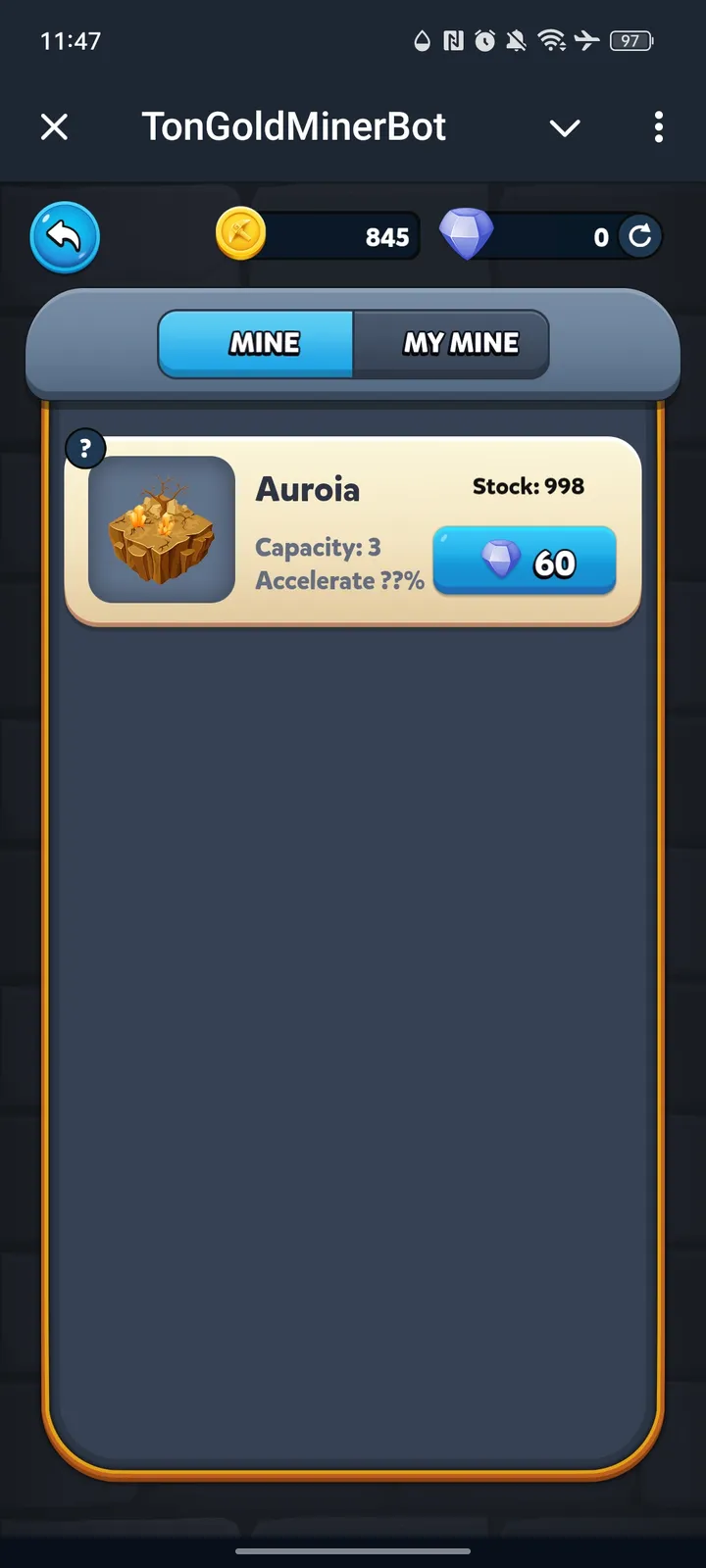 TonGoldMinerBot — Screenshot 2