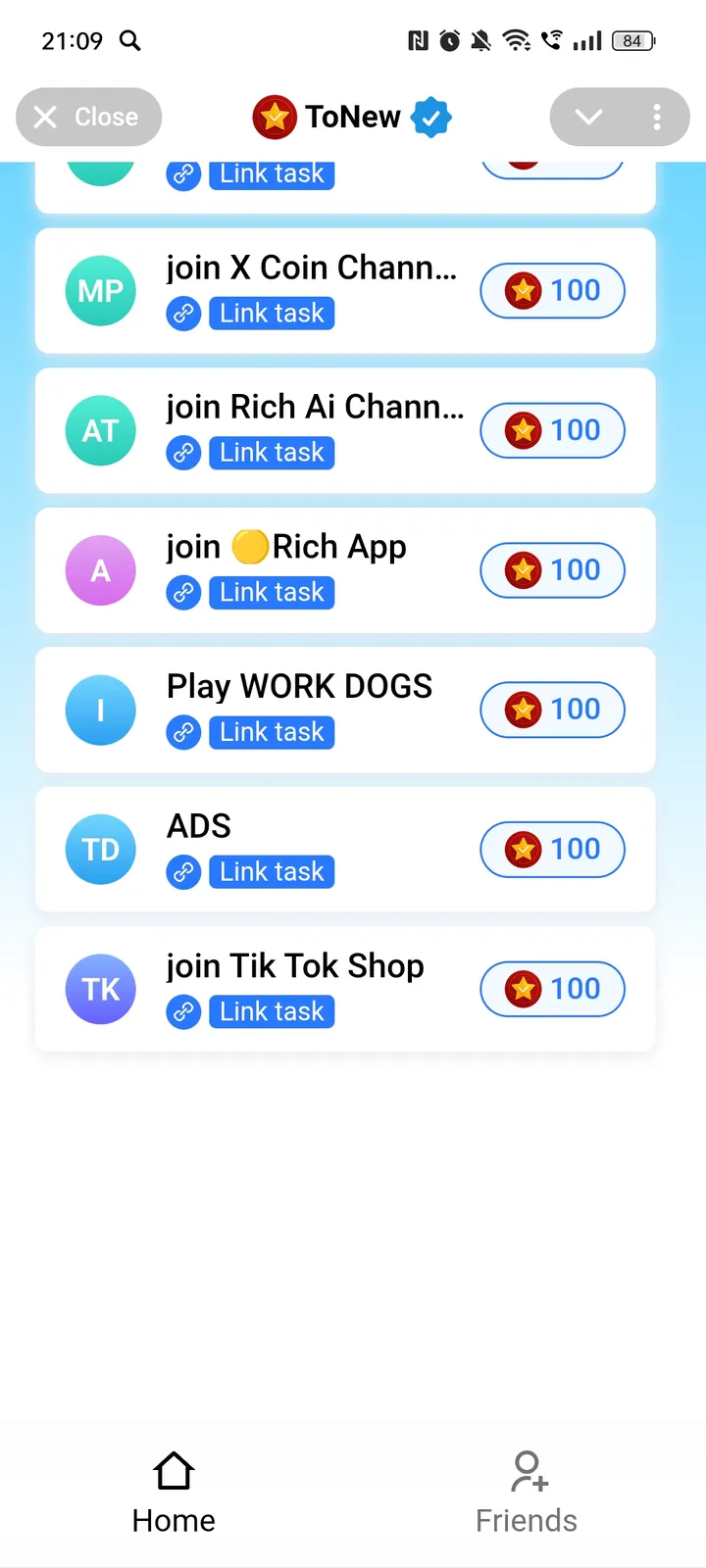 To New — Screenshot 2