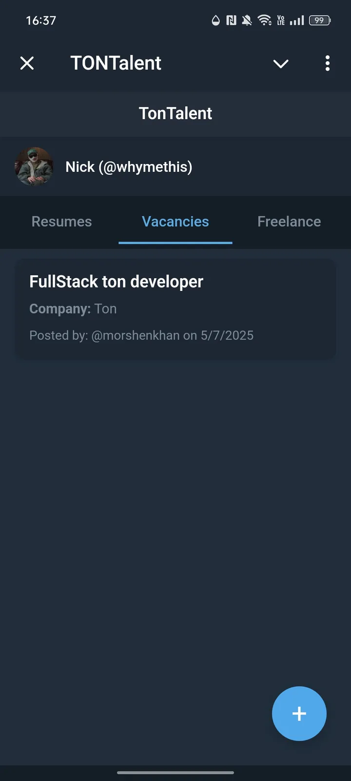 TONTalent — Screenshot 2