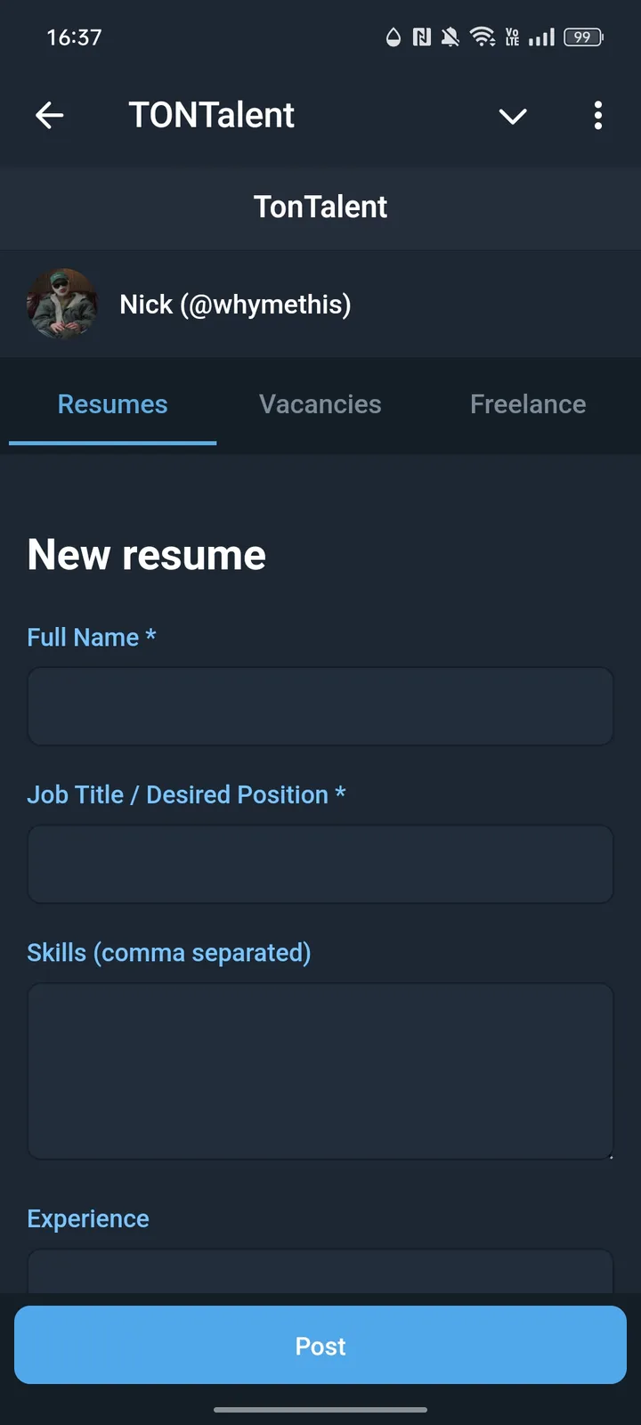 TONTalent — Screenshot 4