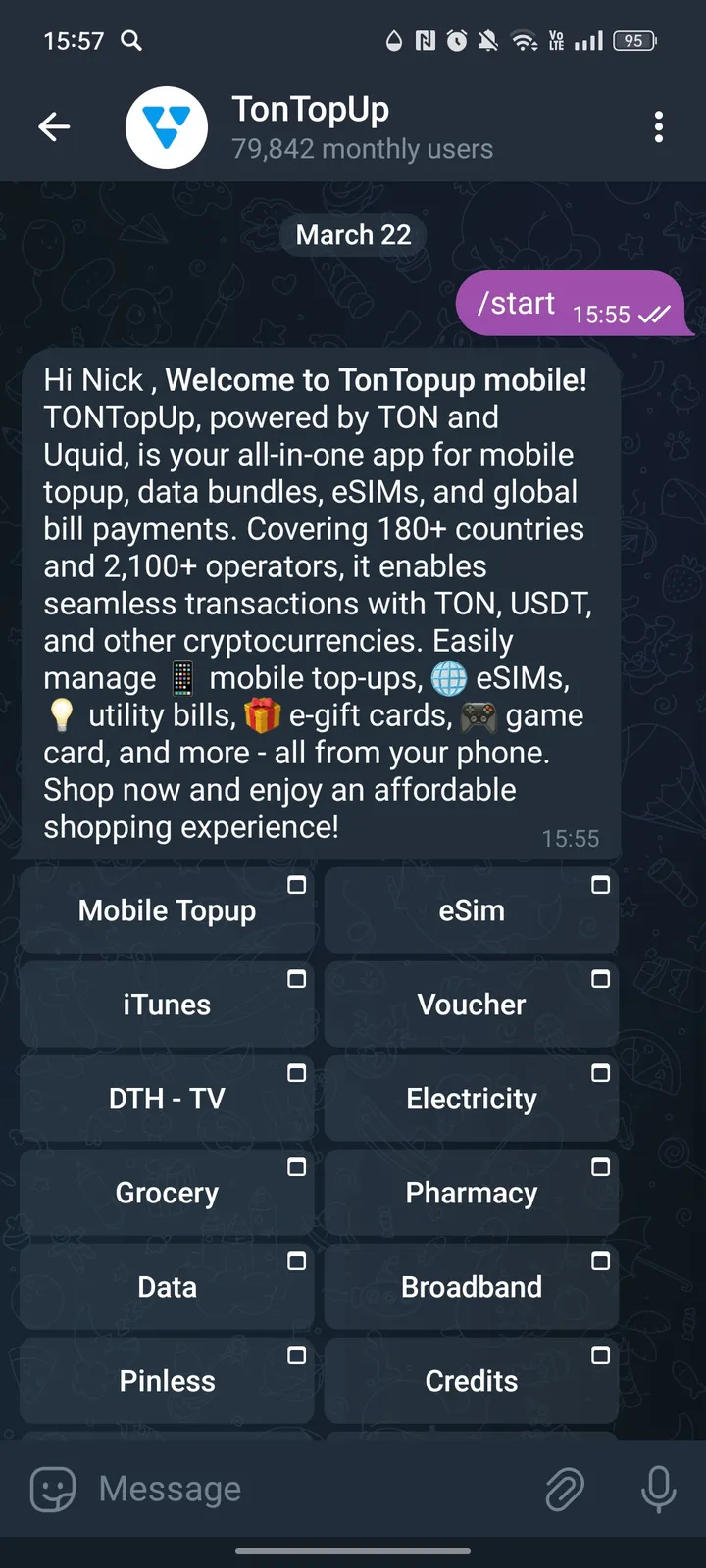 TonTopUp — Screenshot 1