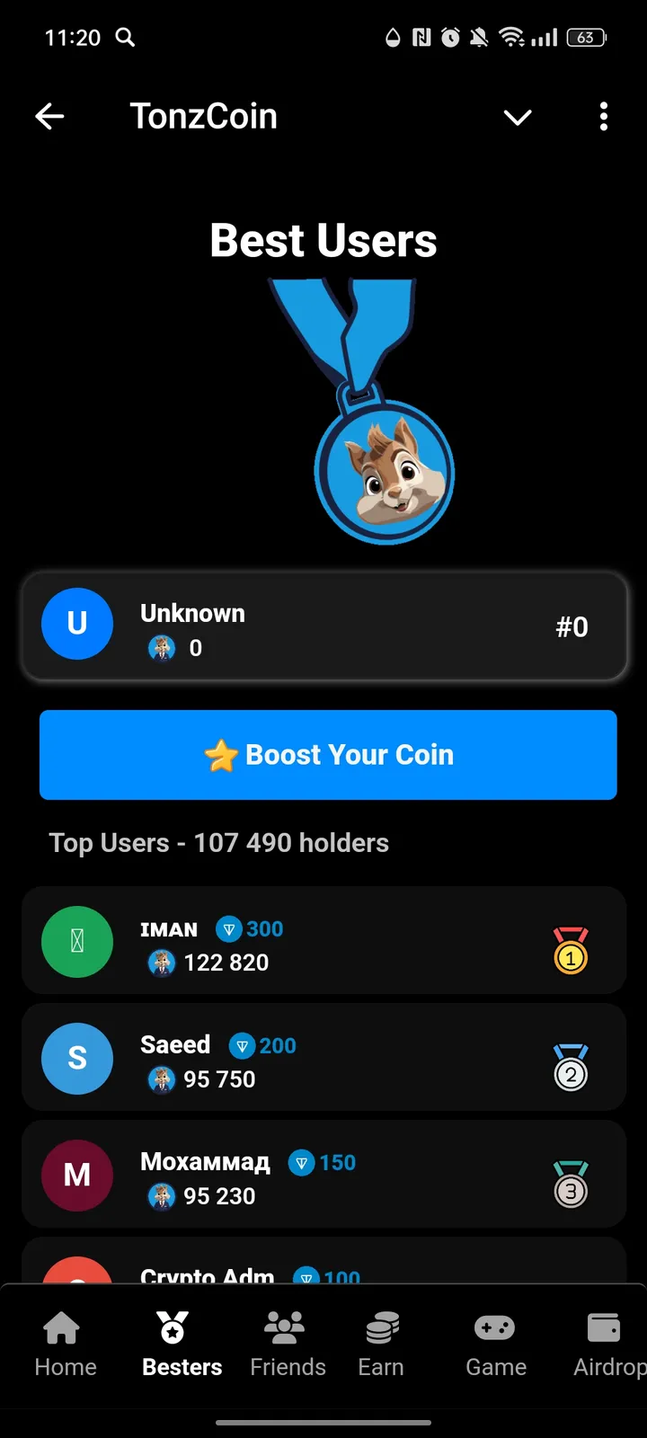TonzCoin — Screenshot 2