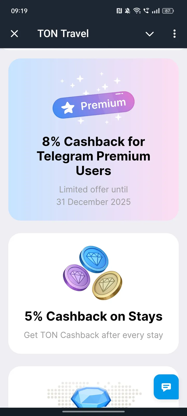 TON Travel — Screenshot 2