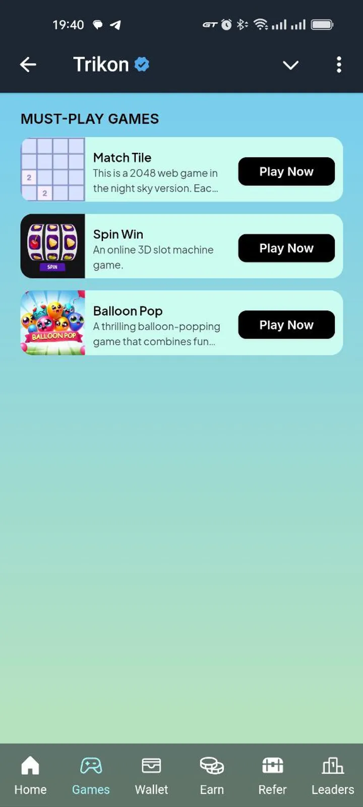 Trikon — Screenshot 2