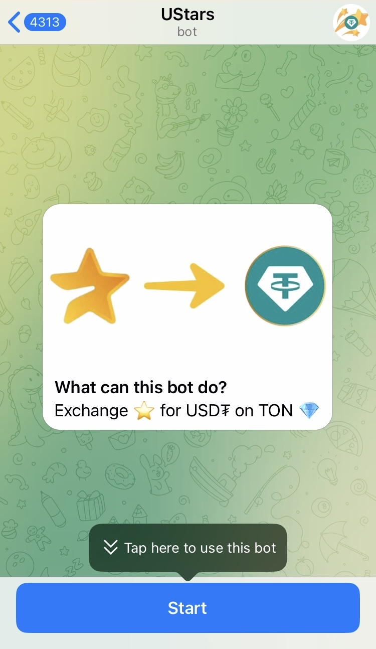 UStars 💫 — Screenshot 1