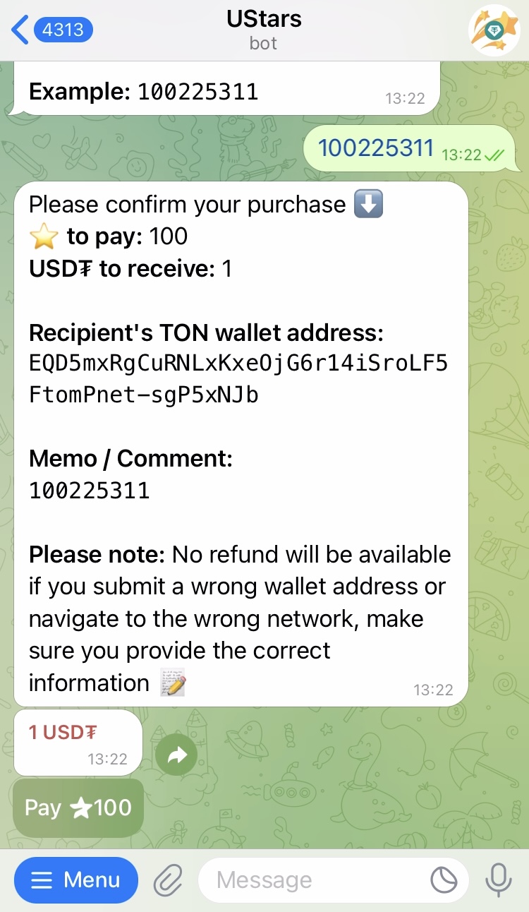 UStars 💫 — Screenshot 3