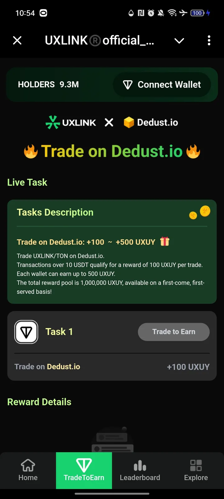 UXLINK®official_bot — Screenshot 1