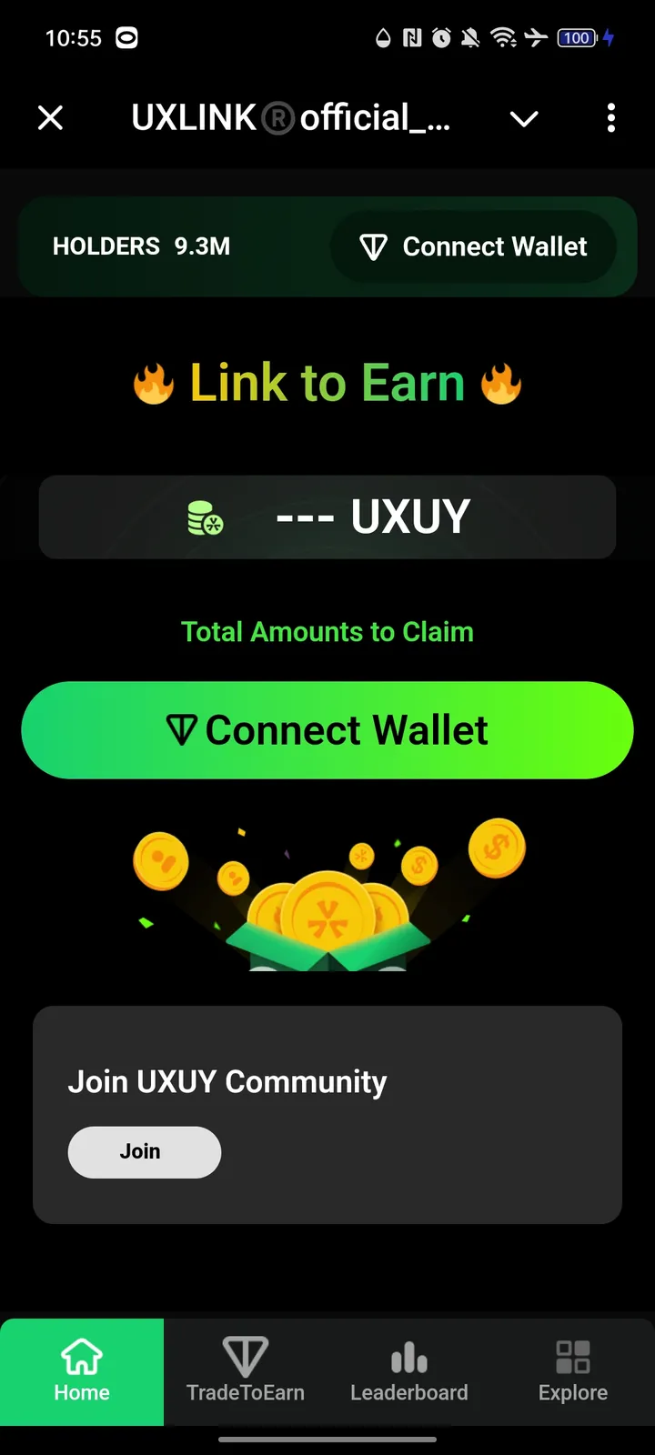 UXLINK®official_bot — Screenshot 2