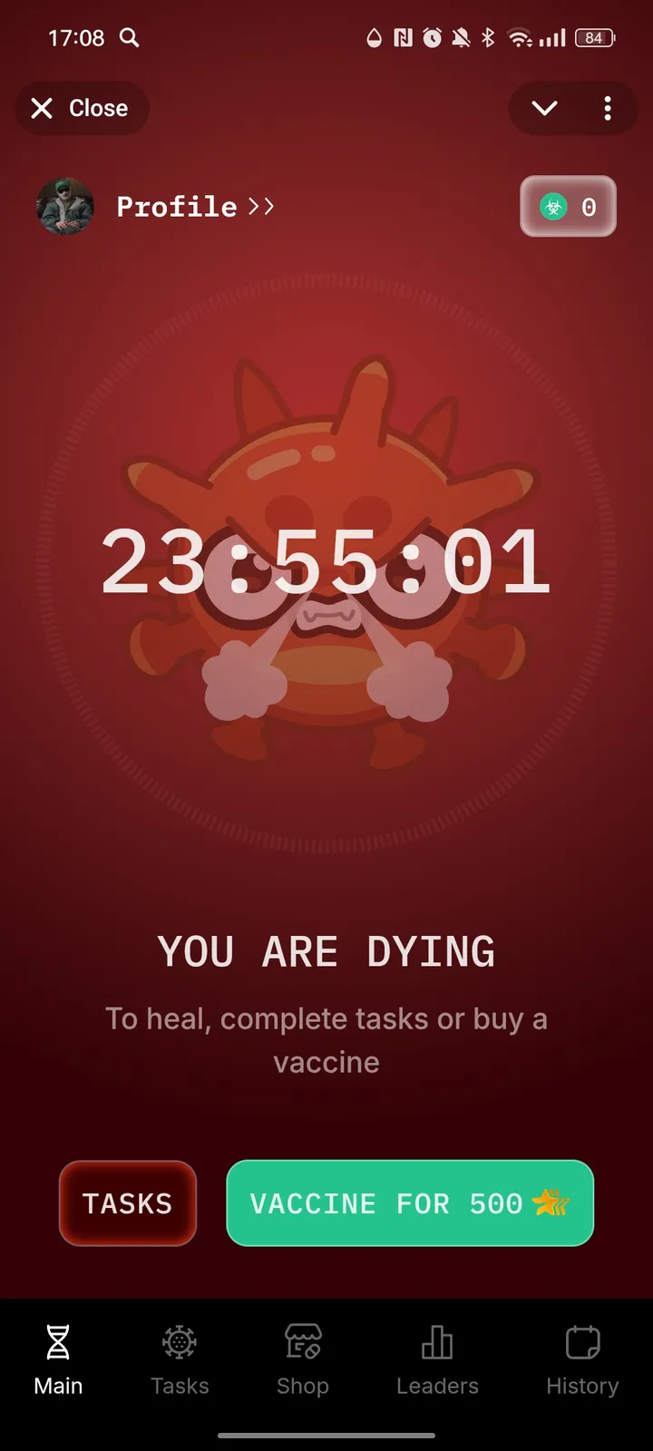 VIRUS BOT — Screenshot 1