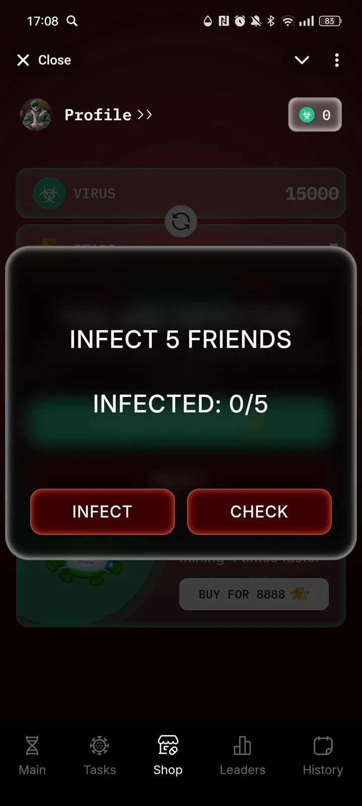 VIRUS BOT — Screenshot 4