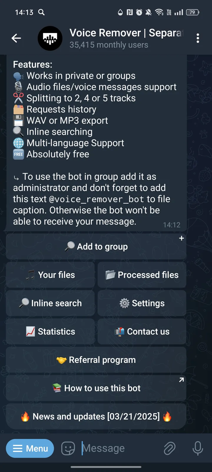 Voice Remover | Separate vocals and music — Screenshot 2