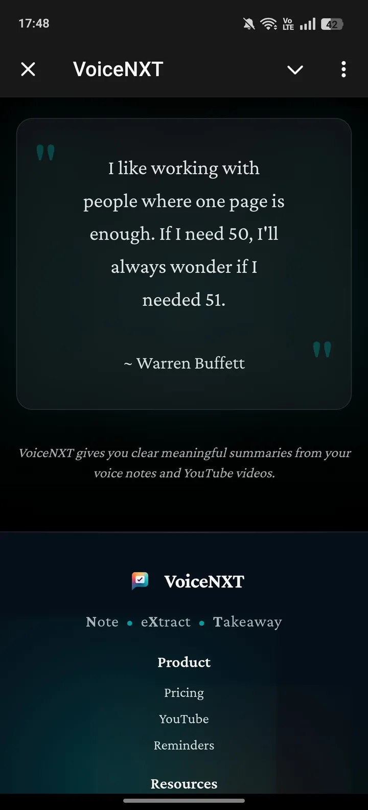 VoiceNXT — Screenshot 3