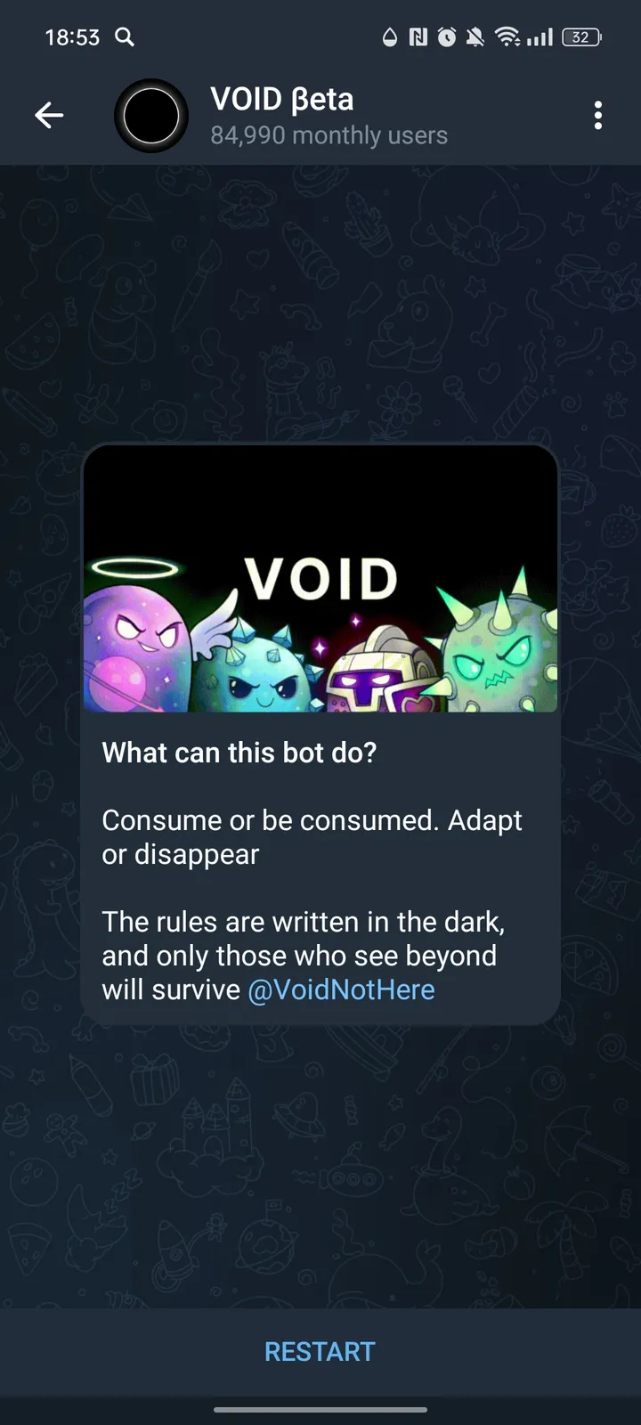 VOID βeta — Screenshot 1