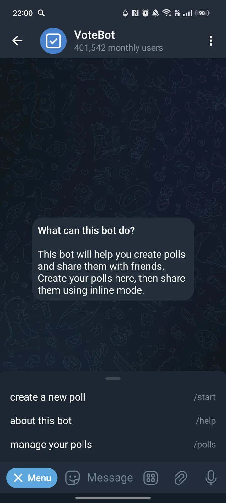 VoteBot — Screenshot 3
