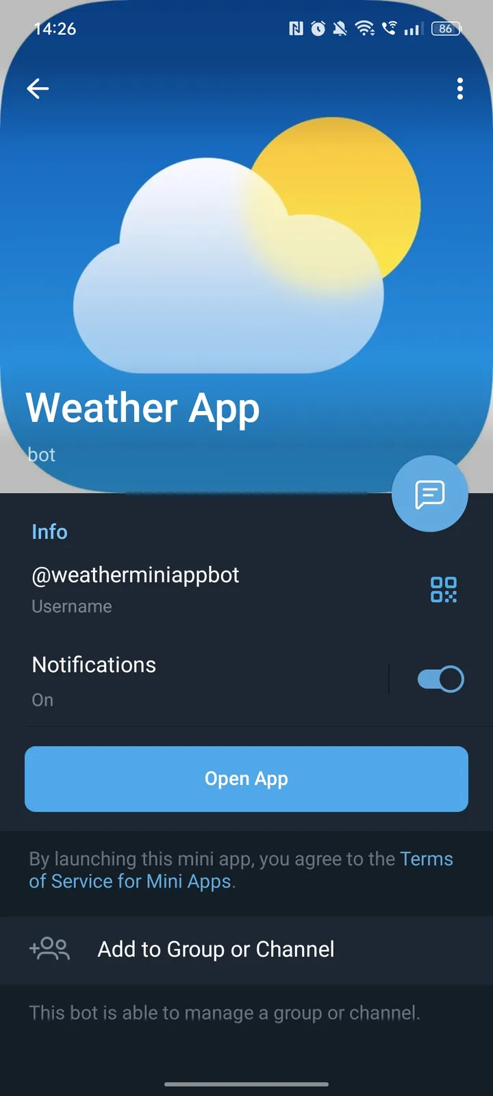 Weather App — Screenshot 3