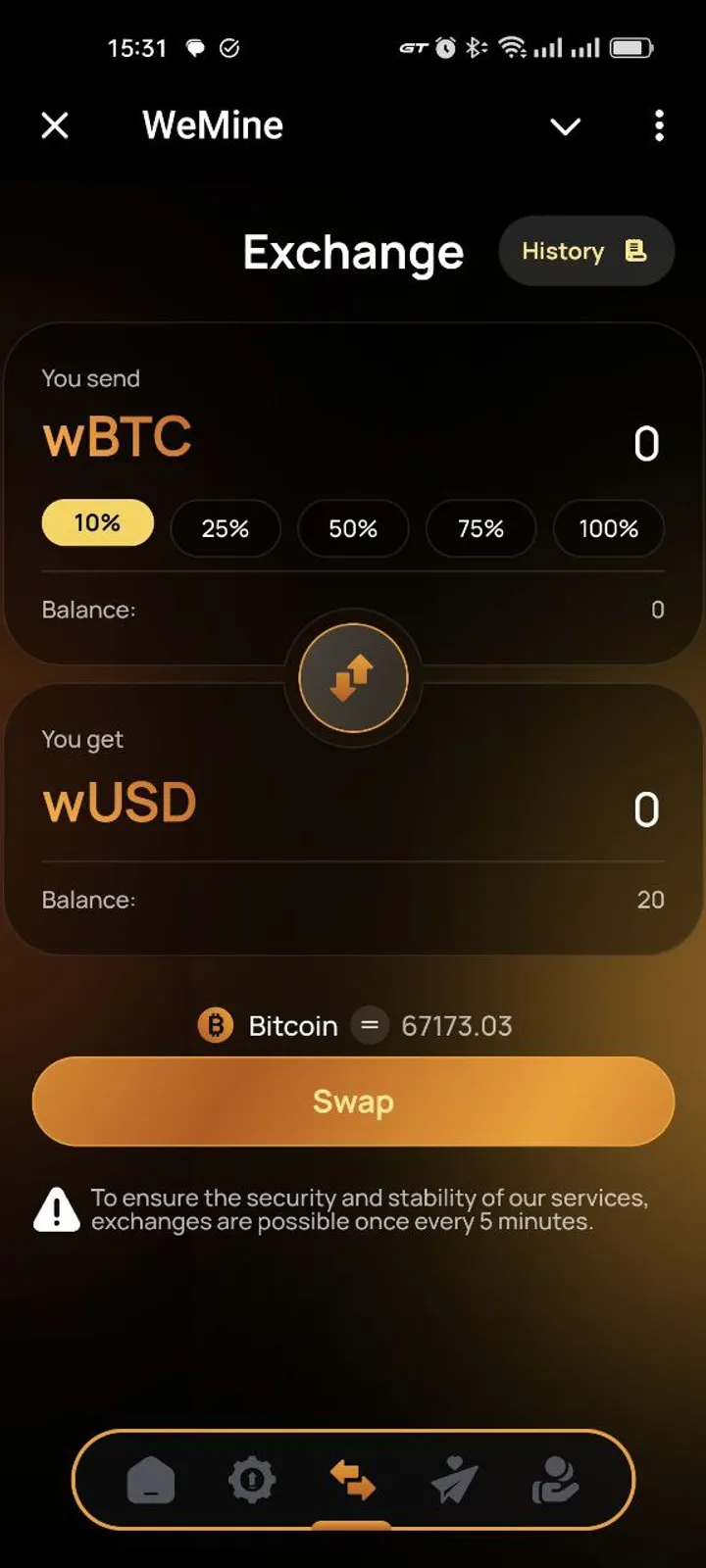 WeMine — Screenshot 1