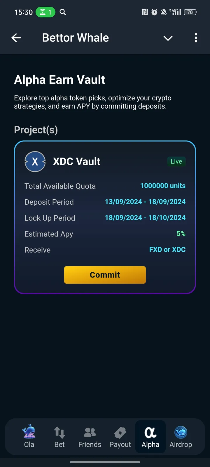 Bettor Whale — Screenshot 5