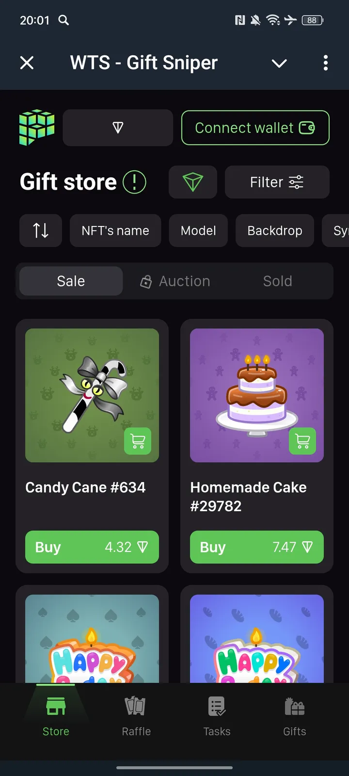 WTS - Gift Sniper — Screenshot 1