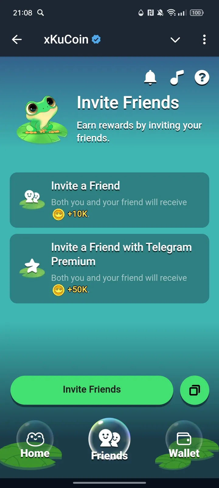 xKuCoin — Screenshot 2