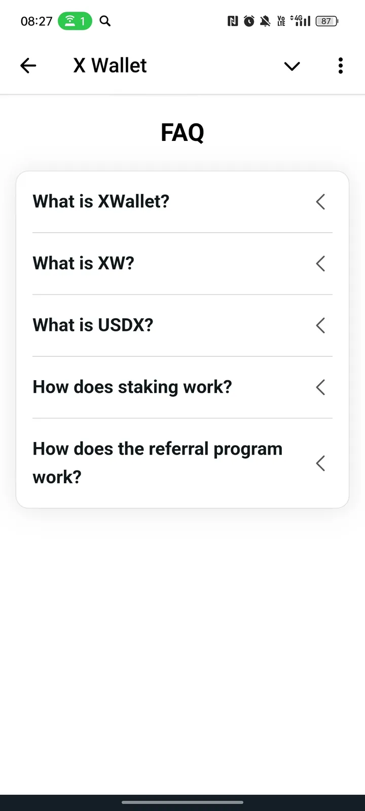 X Wallet — Screenshot 4
