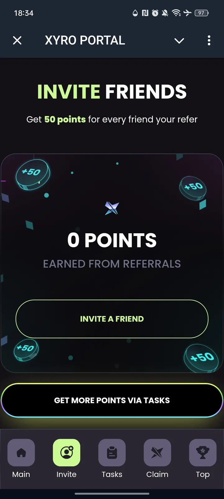 XYRO PORTAL — Screenshot 2