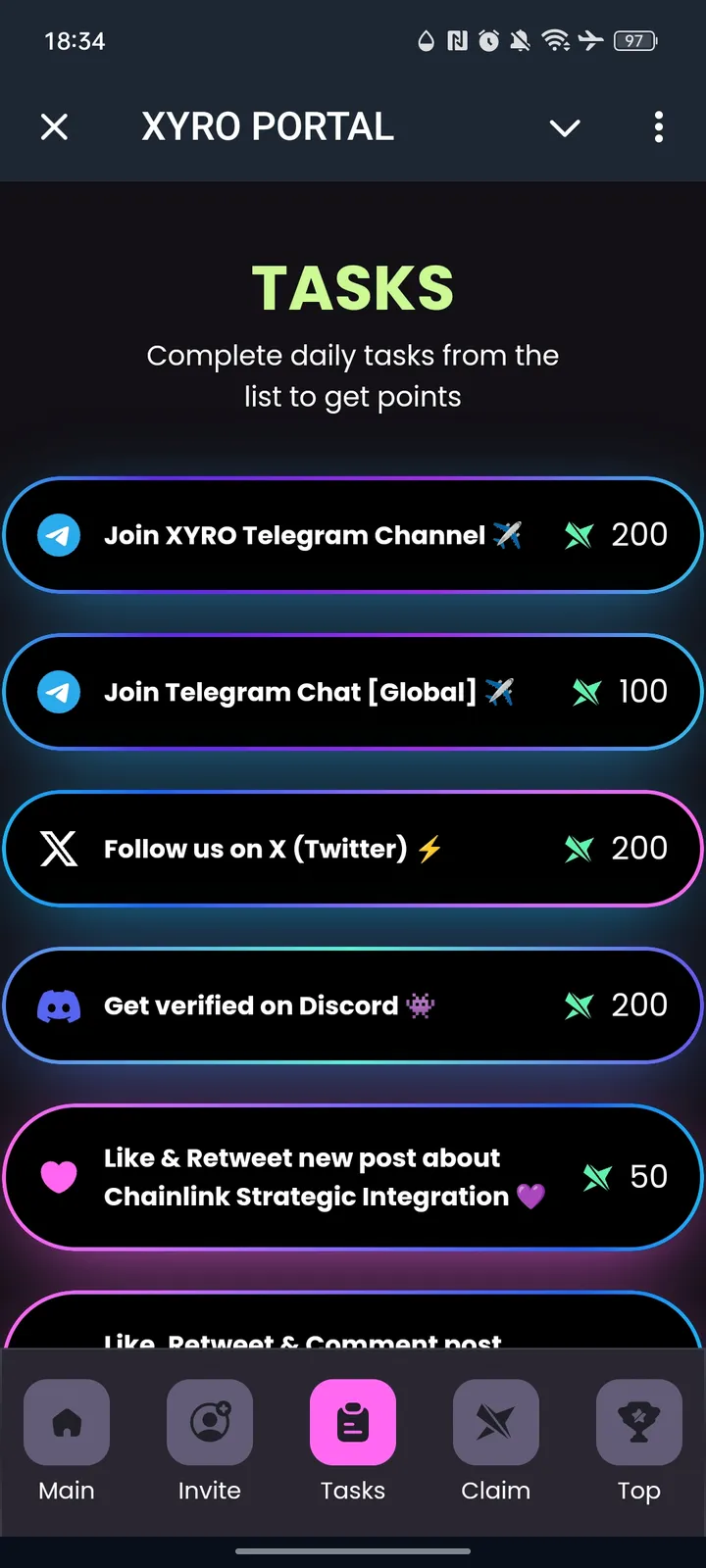 XYRO PORTAL — Screenshot 3