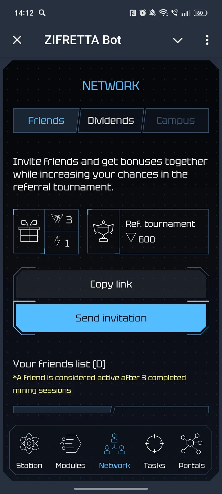 ZIFRETTA Bot — Screenshot 3