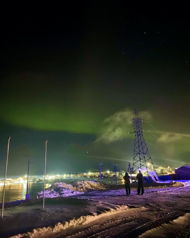 Пик северного сияния в Мурманской области продолжается до конца февраля!    У...