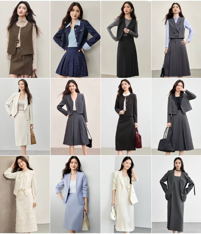 Костюмы для офиса - это то, за что мы с вами выделяем бренд Sentubila. Вообще...