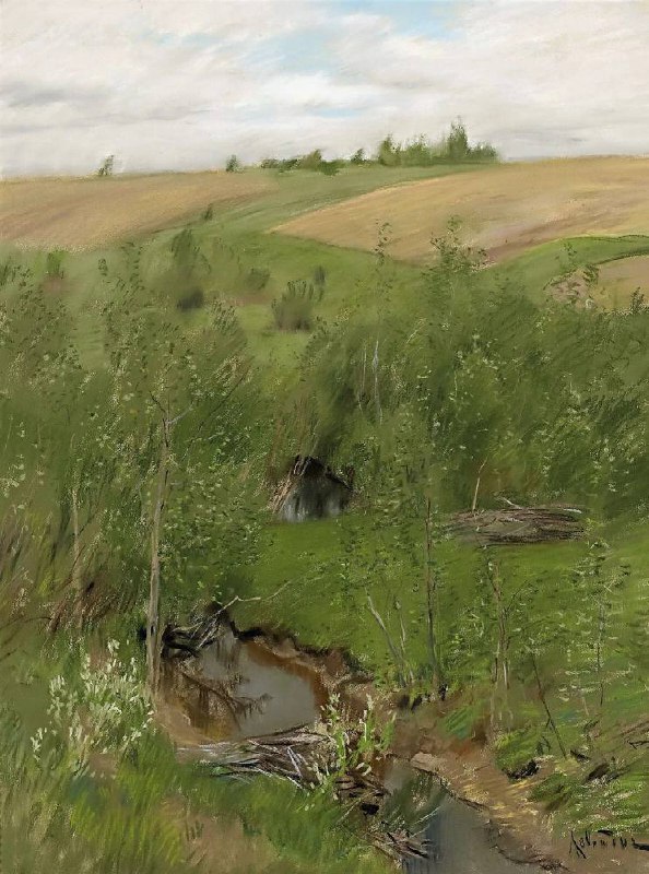 Исаак Ильич Левитан  (1860, Сувалкская губерния - 1900, Москва) Графика худож...