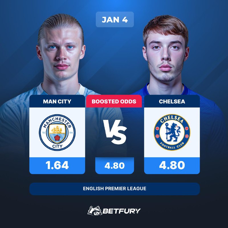 Numbers bring $10 Free Bets Manchester City vs. Chelsea  Guess the first-half...
