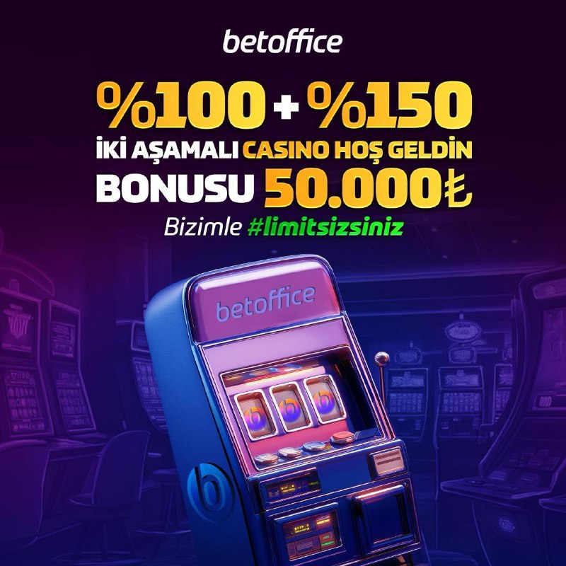 BetOffice’te Casino Dünyasına Güçlü Bir Başlangıç!    %100 + %150 İki Aşamalı...