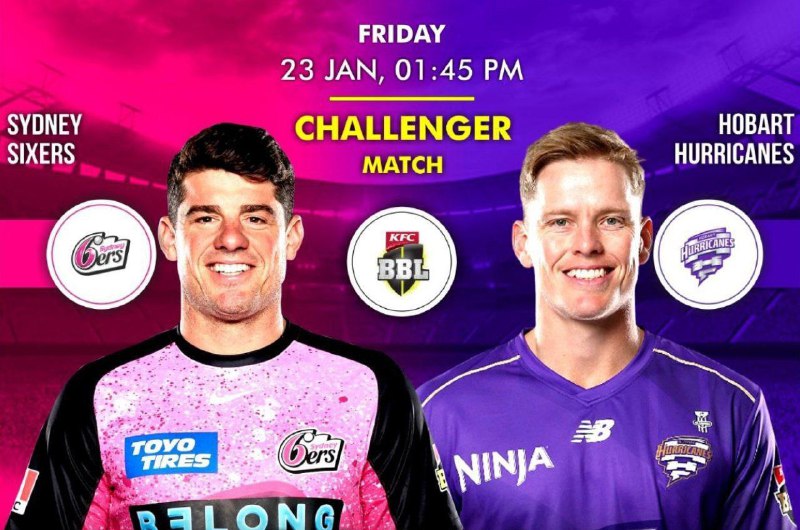 KFC BIG BASH LEAGUE 2025  23RD• JAN CHALL•T20i MATCH  HOBART HURRICANES   SYD...