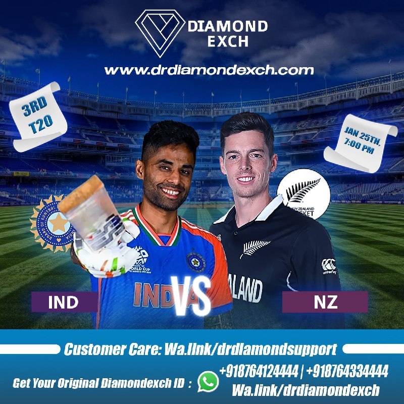 Today match..    India face off against New Zealand in the 3rd T20I match aga...