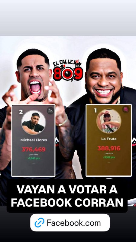 La fruta o Michel duelo de titanes vayan a votar a Facebook corran   https://...