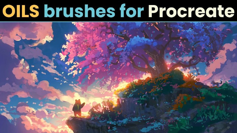 The Oil Brush Set for Procreate  Скачать: t.me/procreatezip/485