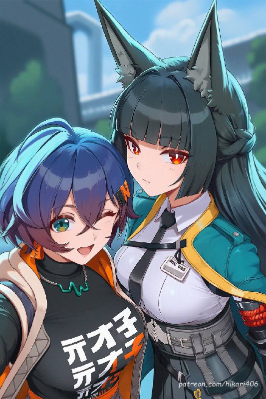 X: hikari__illust (AI art)  From #ZenlessZoneZero   Hoyo Onlyarts