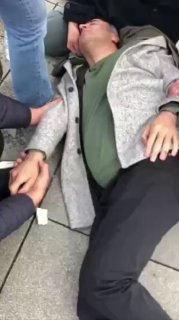 İstanbul Aksaray'da Dem öncülüğünde Rojava için düzenlen gösteride polis müda...