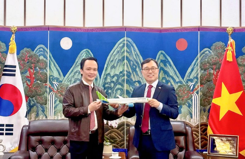 Ông Trịnh Văn Quyết chính thức tái xuất thương trường, gặp gỡ Đại sứ quán Hàn...